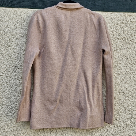 J. Crew Mercantile tan cotton sweater blazer medium - Picture 2 of 5